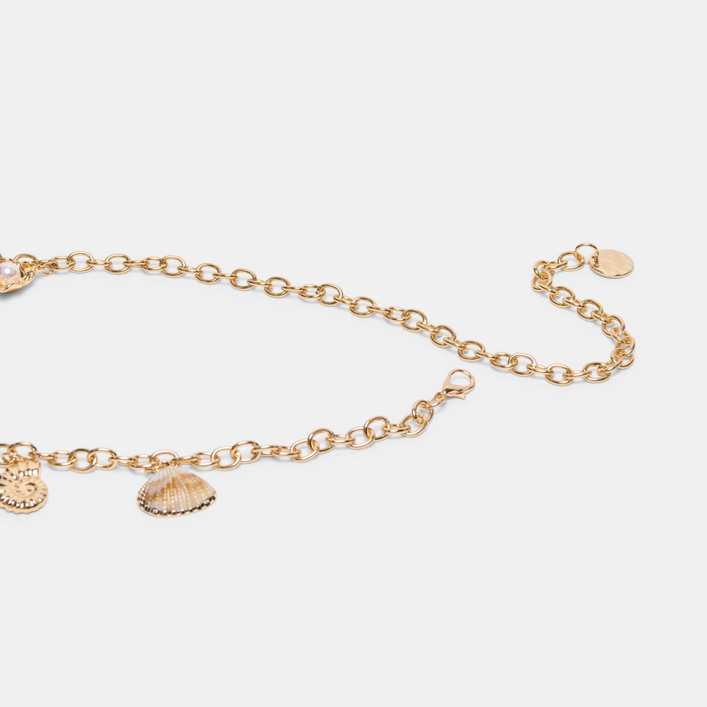 Shell Gold Chain Link Belt Dolce Vita Sale