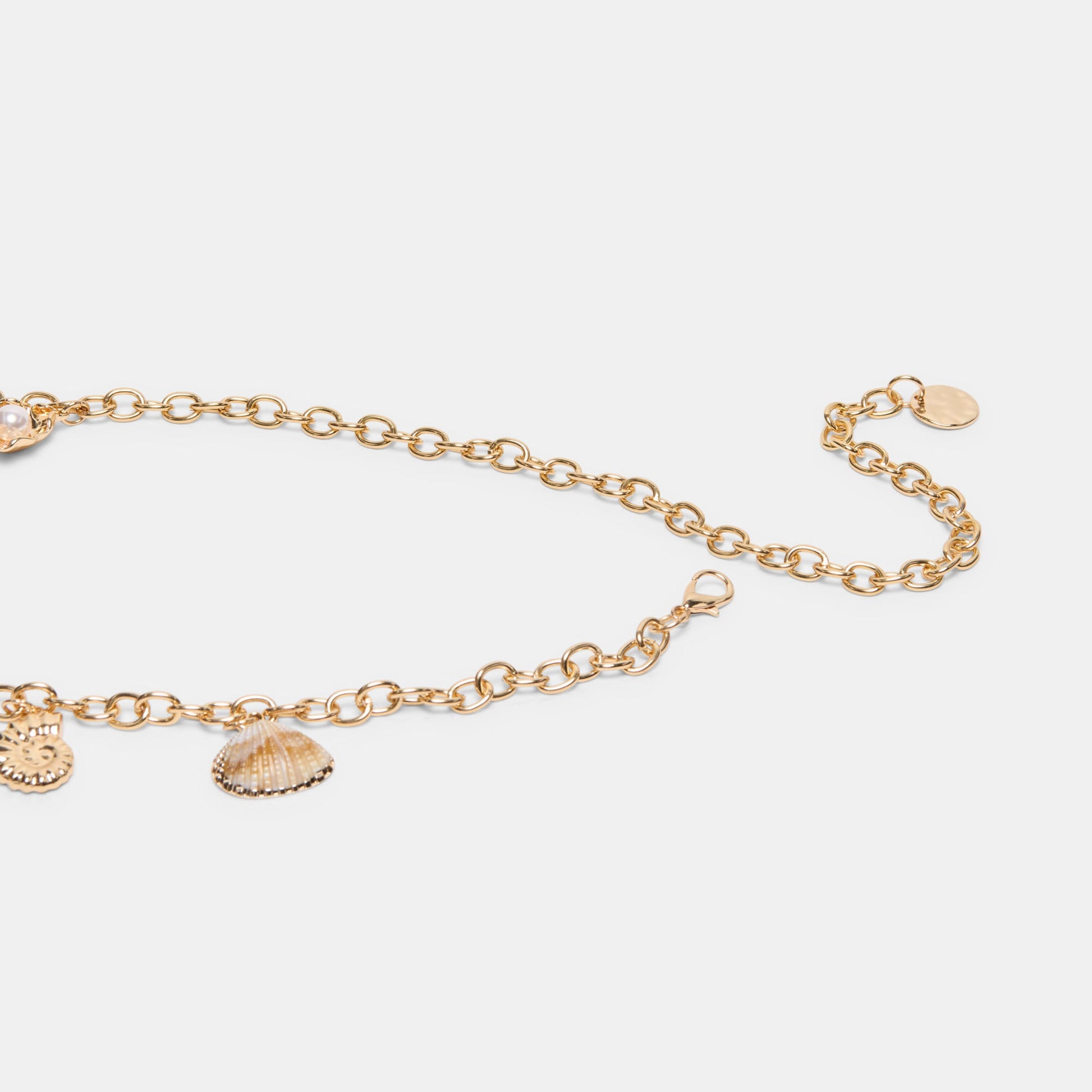 Shell Gold Chain Link Belt Dolce Vita Sale
