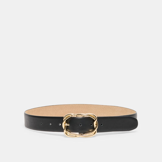 Braided Black Gold Buckle Belt Dolce Vita On sale