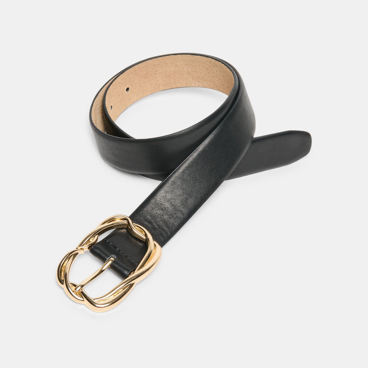 Braided Black Gold Buckle Belt Dolce Vita On sale